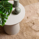 vidaXL bézs poliészter hosszú szálú NAVARRA bozontos szőnyeg 200x200cm