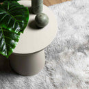 vidaXL világosszürke hosszú szálú NAVARRA bozontos szőnyeg 200x200 cm