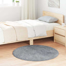 vidaXL világosszürke hosszú szálú NAVARRA bozontos szőnyeg 100x100 cm