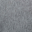 vidaXL világosszürke hosszú szálú NAVARRA bozontos szőnyeg 200x200 cm