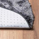 vidaXL sötétszürke hosszú szálú NAVARRA bozontos szőnyeg 240x240 cm