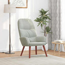 vidaXL világosszürke bársony pihenőszék