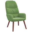 vidaXL világoszöld bársony pihenőszék