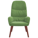 vidaXL világoszöld bársony pihenőszék