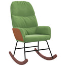 vidaXL világoszöld bársony hintaszék