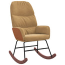 vidaXL barna bársony hintaszék