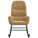 vidaXL barna bársony hintaszék