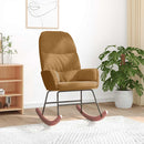 vidaXL barna bársony hintaszék