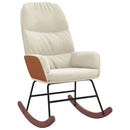 vidaXL krémfehér bársony hintaszék