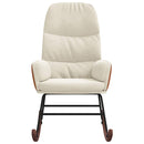 vidaXL krémfehér bársony hintaszék