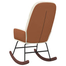 vidaXL krémfehér bársony hintaszék