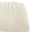 vidaXL krémfehér bársony hintaszék