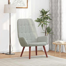 vidaXL világosszürke bársony pihenőszék