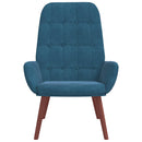 vidaXL kék bársony pihenőfotel