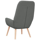 vidaXL sötétszürke szövet pihenőfotel