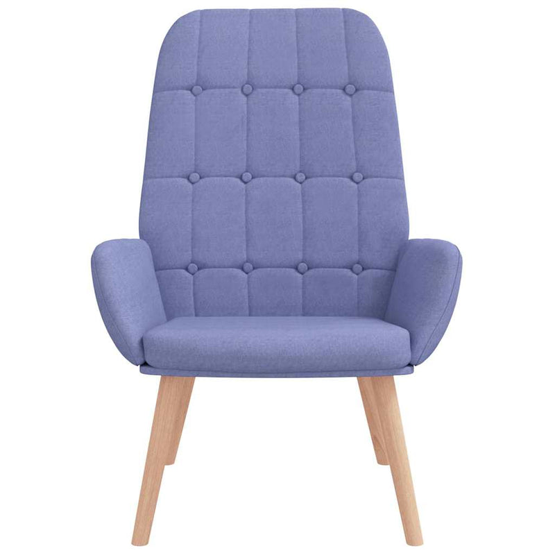 vidaXL farmer kék szövet pihenőfotel