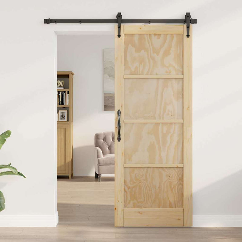 vidaXL Belső Ajtó ORKDAL Barna 78 x 202 cm Furnér