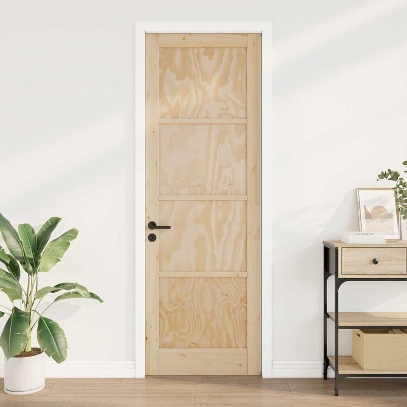 vidaXL Belső Ajtó ORKDAL Barna 78 x 232 cm Furnér