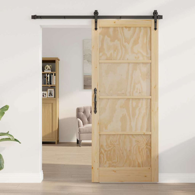 vidaXL Belső Ajtó ORKDAL Barna 83 x 202 cm Furnér