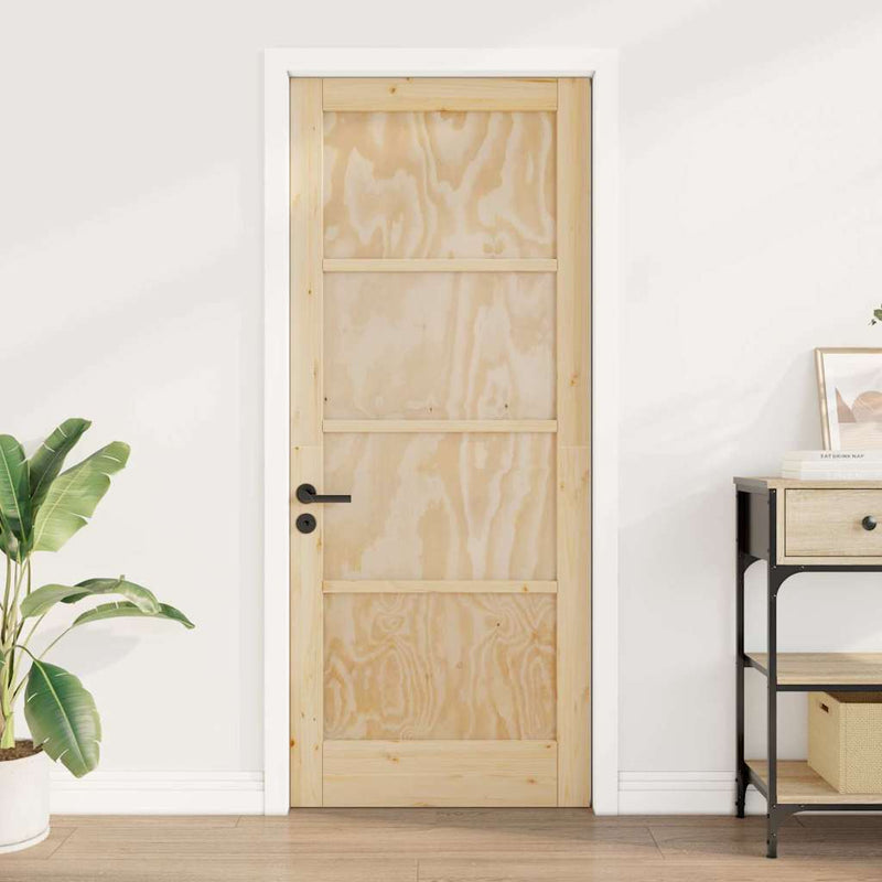 vidaXL Belső Ajtó ORKDAL Barna 83 x 202 cm Furnér