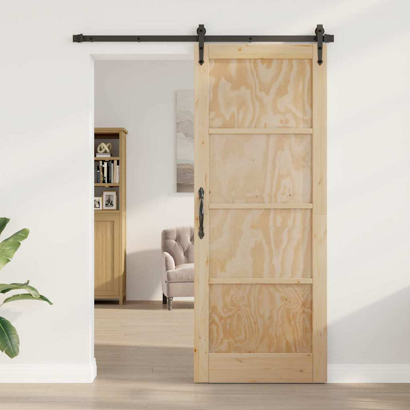 vidaXL Belső Ajtó ORKDAL Barna 83 x 211 cm Furnér