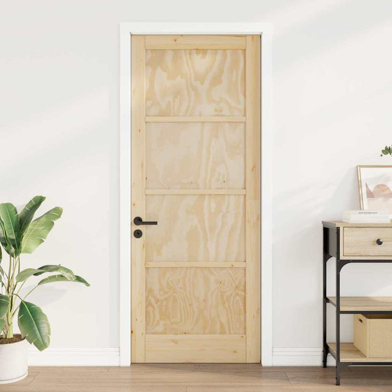 vidaXL Belső Ajtó ORKDAL Barna 83 x 211 cm Furnér