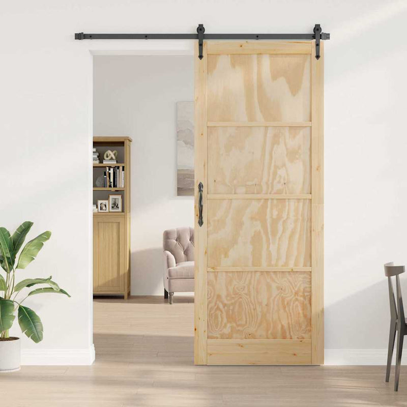 vidaXL Belső Ajtó ORKDAL Barna 83 x 232 cm Furnér