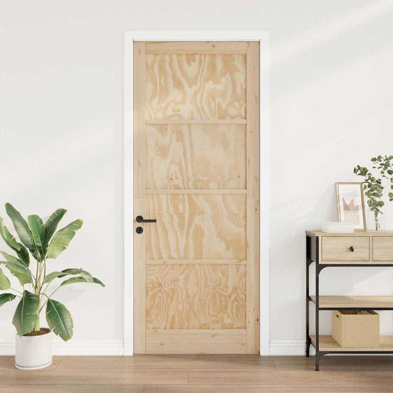 vidaXL Belső Ajtó ORKDAL Barna 83 x 232 cm Furnér