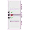 vidaXL Belső Ajtó ORKDAL Barna 86 x 211 cm Furnér