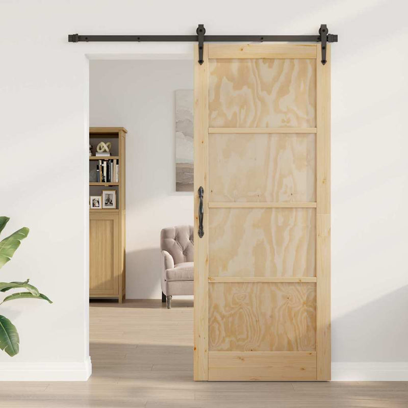 vidaXL Belső Ajtó ORKDAL Barna 86 x 211 cm Furnér