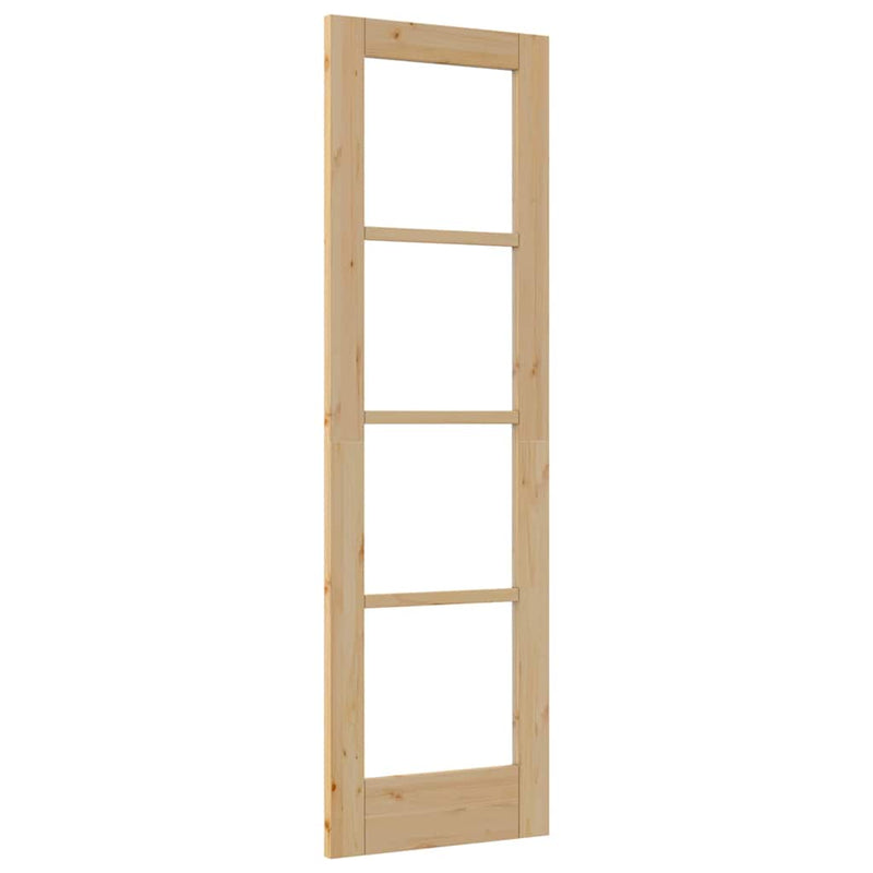 vidaXL Belső Ajtó Üveggel ORKDAL Barna 61 x 198.5 cm