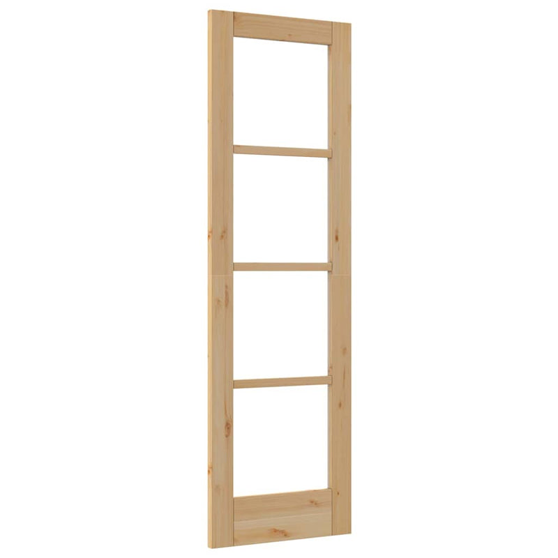 vidaXL Belső Ajtó Üveggel ORKDAL Barna 61 x 198.5 cm