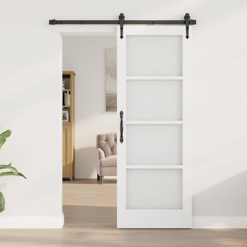 vidaXL Belső Ajtó Üveggel ORKDAL Fehér 73.5 x 198.5 cm
