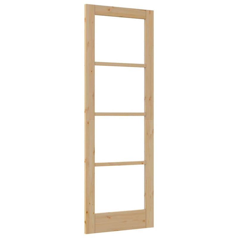vidaXL Belső Ajtó Üveggel ORKDAL Barna 73.5 x 211 cm