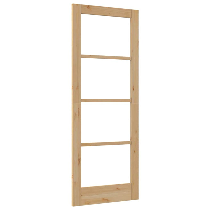 vidaXL Belső Ajtó Üveggel ORKDAL Barna 78 x 202 cm