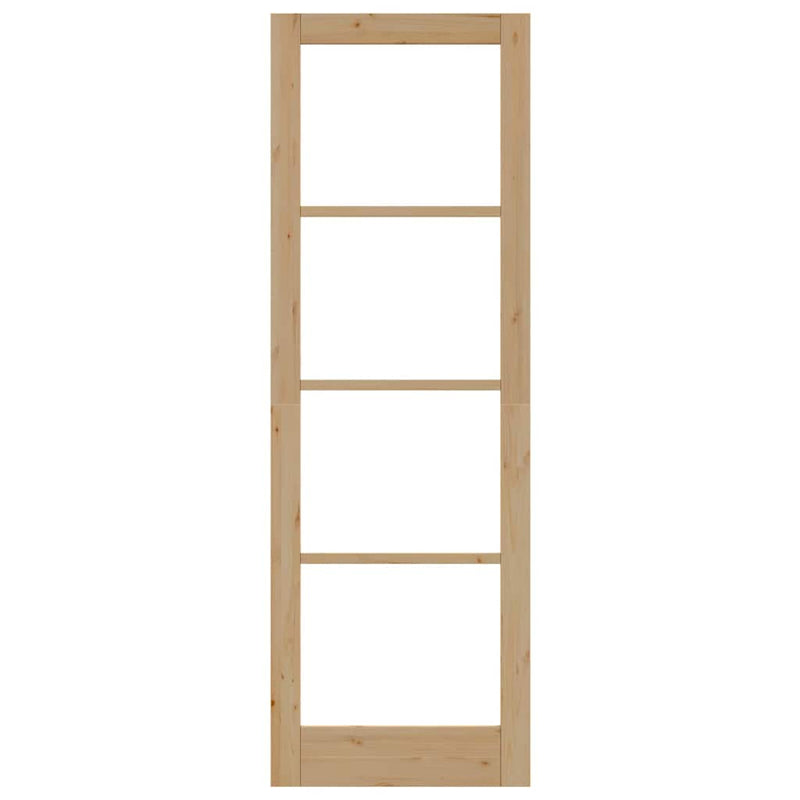vidaXL Belső Ajtó Üveggel ORKDAL Barna 78 x 232 cm