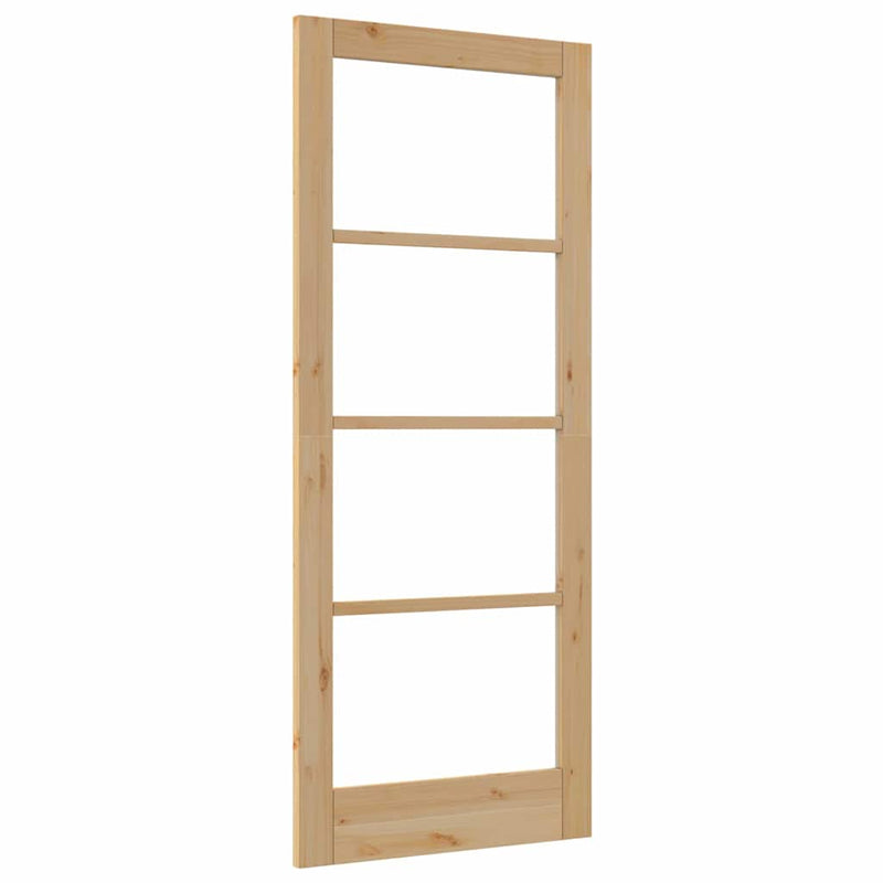 vidaXL Belső Ajtó Üveggel ORKDAL Barna 83 x 202 cm