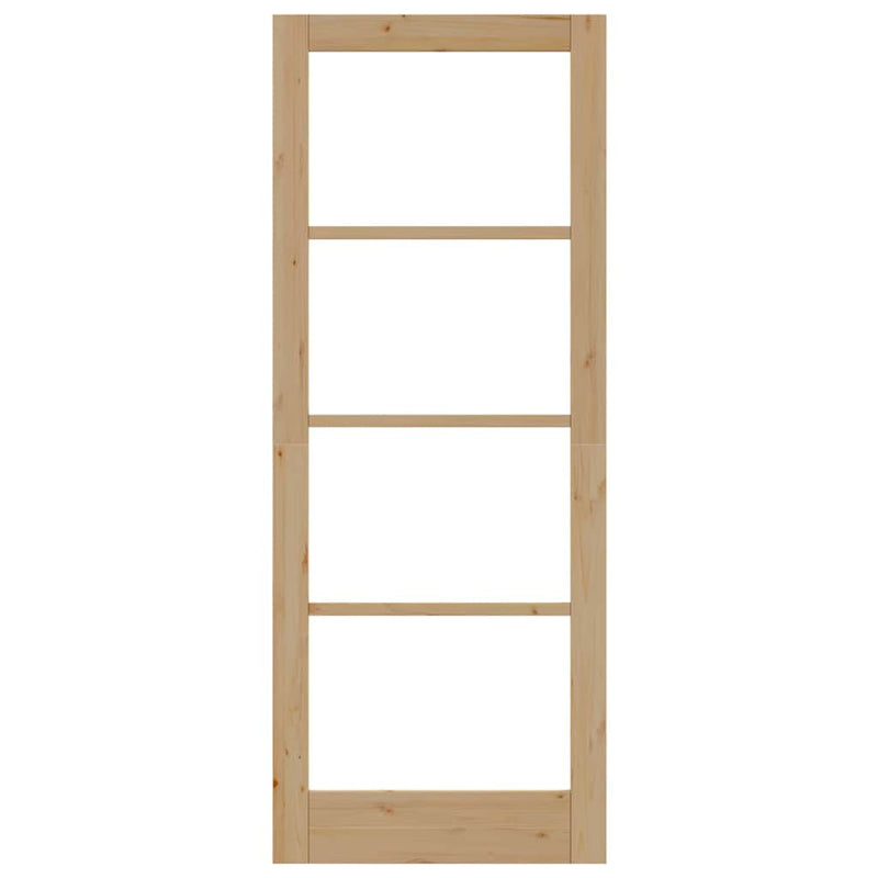 vidaXL Belső Ajtó Üveggel ORKDAL Barna 83 x 211 cm
