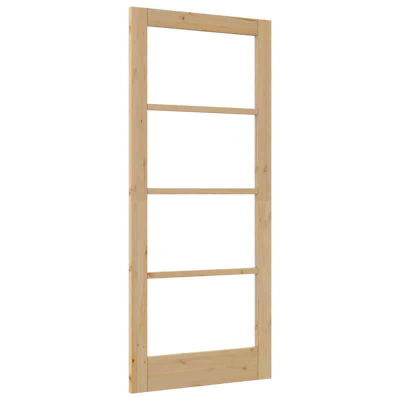 vidaXL Belső Ajtó Üveggel ORKDAL Barna 86 x 198.5 cm