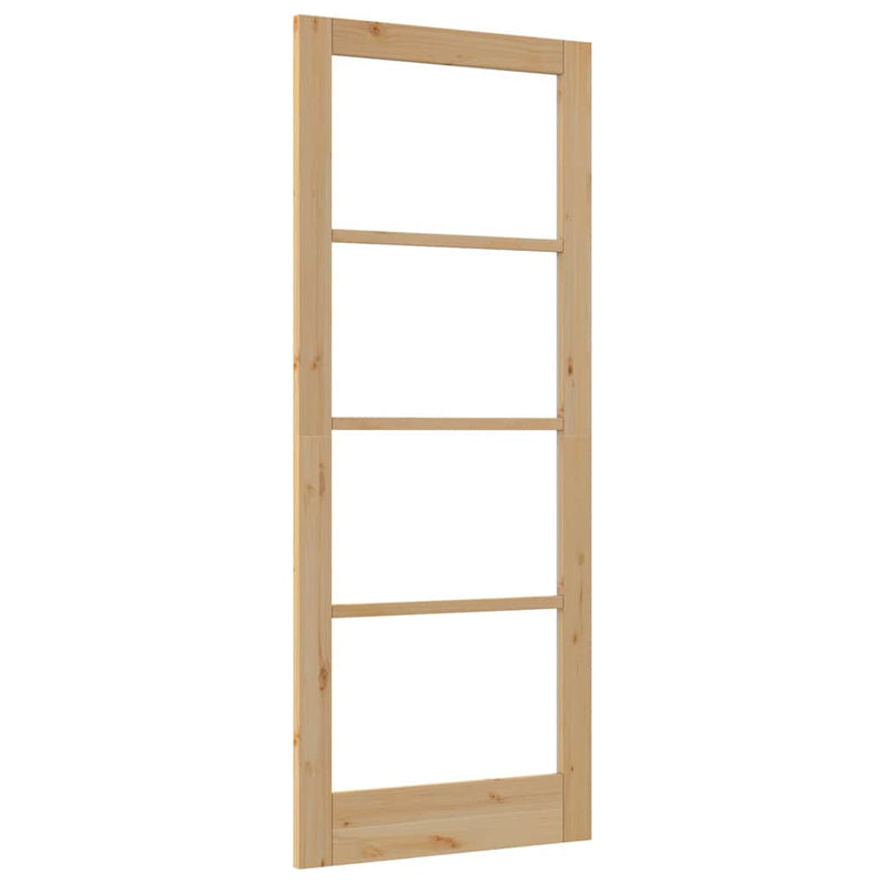 vidaXL Belső Ajtó Üveggel ORKDAL Barna 86 x 211 cm