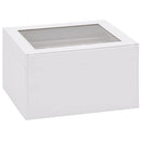 vidaXL ékszerdoboz 3 rétegű fehér 23x20,5x14 cm 23x20,5x14 cm