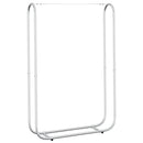 vidaXL horganyzott acél tűzifatároló 100x25x150 cm