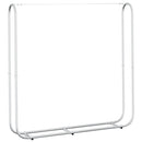 vidaXL horganyzott acél tűzifatároló 150x25x150 cm