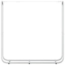 vidaXL horganyzott acél tűzifatároló 150x25x150 cm