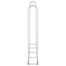 vidaXL horganyzott acél tűzifatároló 250x25x150 cm