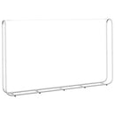 vidaXL horganyzott acél tűzifatároló 250x25x150 cm