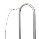 vidaXL horganyzott acél tűzifatároló 250x25x150 cm