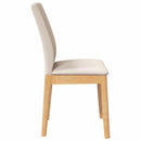 vidaXL 2 db tömörfa gumiból készült étkezőszékek párnákkal