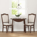 vidaXL 2 db barna tömörfa gumiból készült étkezőszékek párnákkal