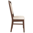 vidaXL 2 db barna tömörfa gumiból készült étkezőszékek párnákkal